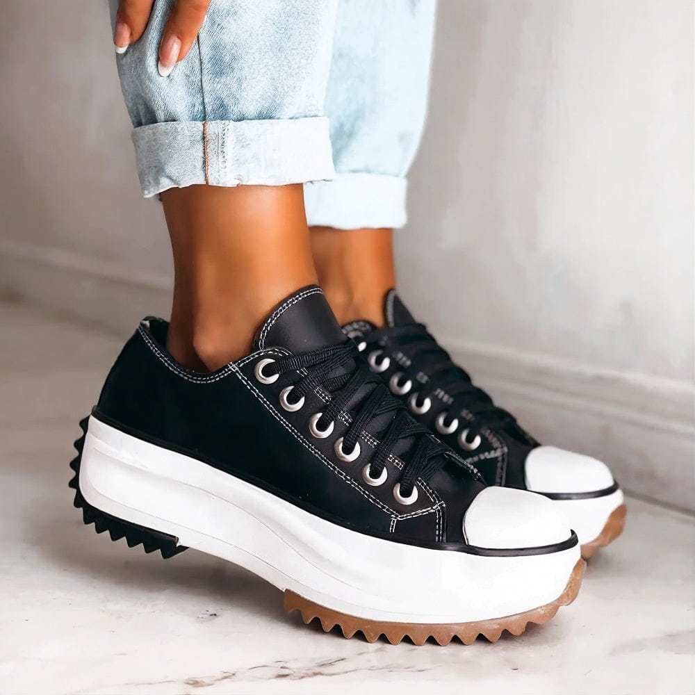 Bolsy - Leather platform sneakers