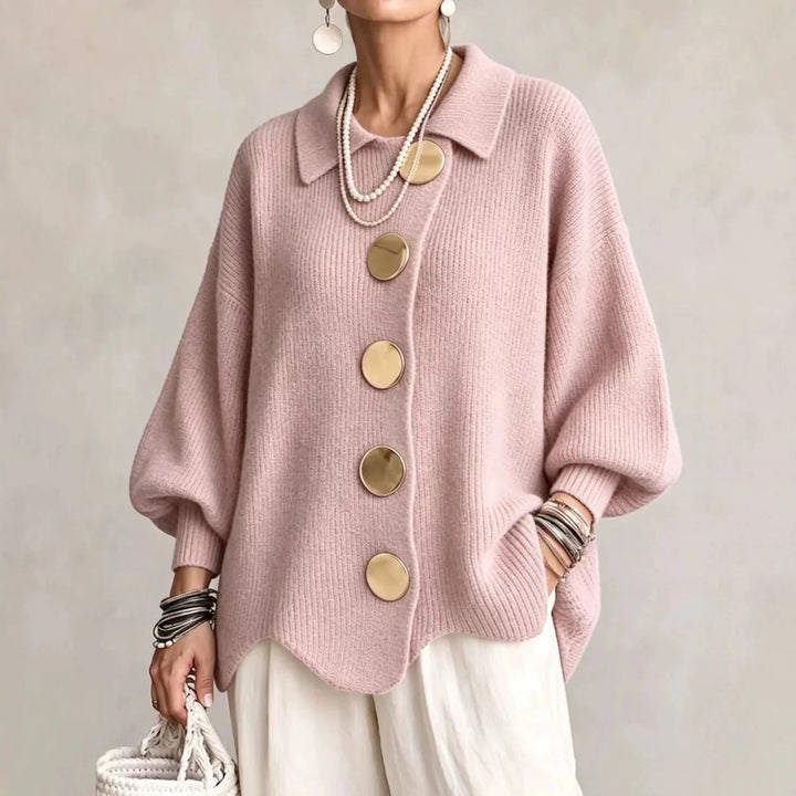 Maria chunky knit cardigan colour option