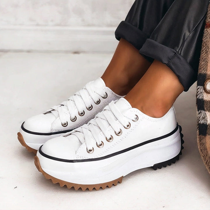 Bolsy - Leather platform sneakers