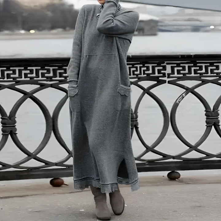 Breta - Comfortable winter dress