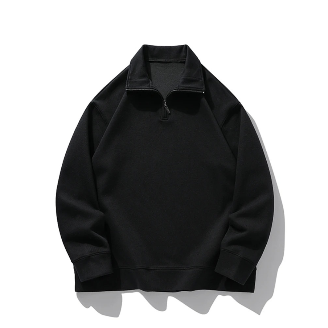 Hasmen - half zip-up hoodie