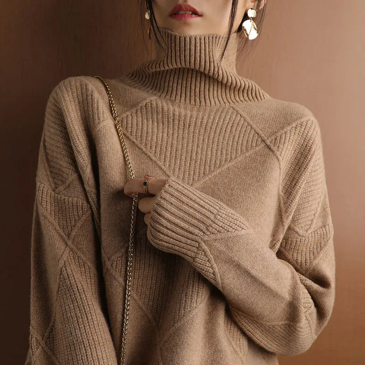 Eviely - Soft Turtleneck Sweater