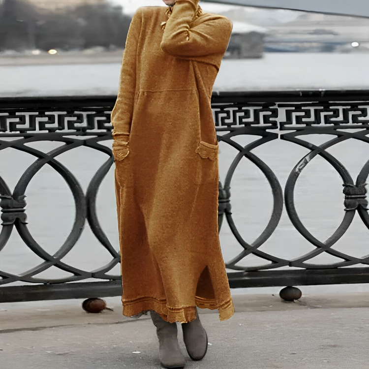 Breta - Comfortable winter dress