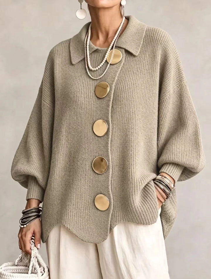 Maria chunky knit cardigan colour option