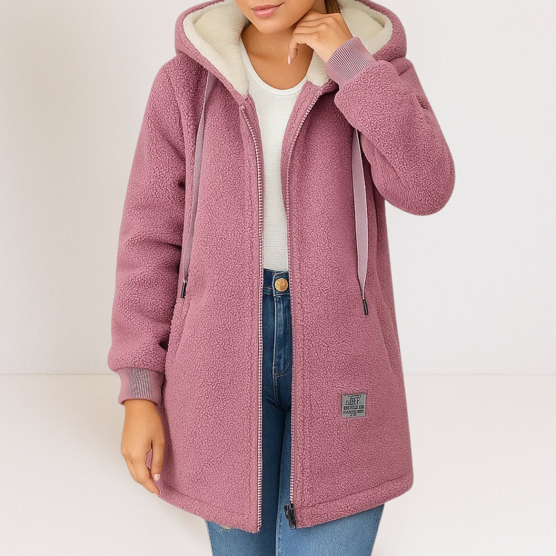 Henrietta soft fleece jacket, casual autumn layer