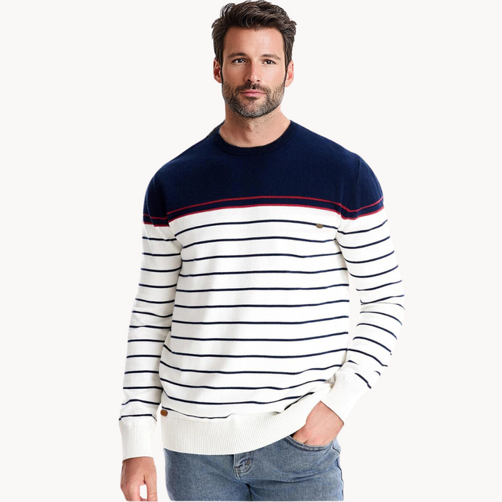 CARE - STRIPE SWEATER