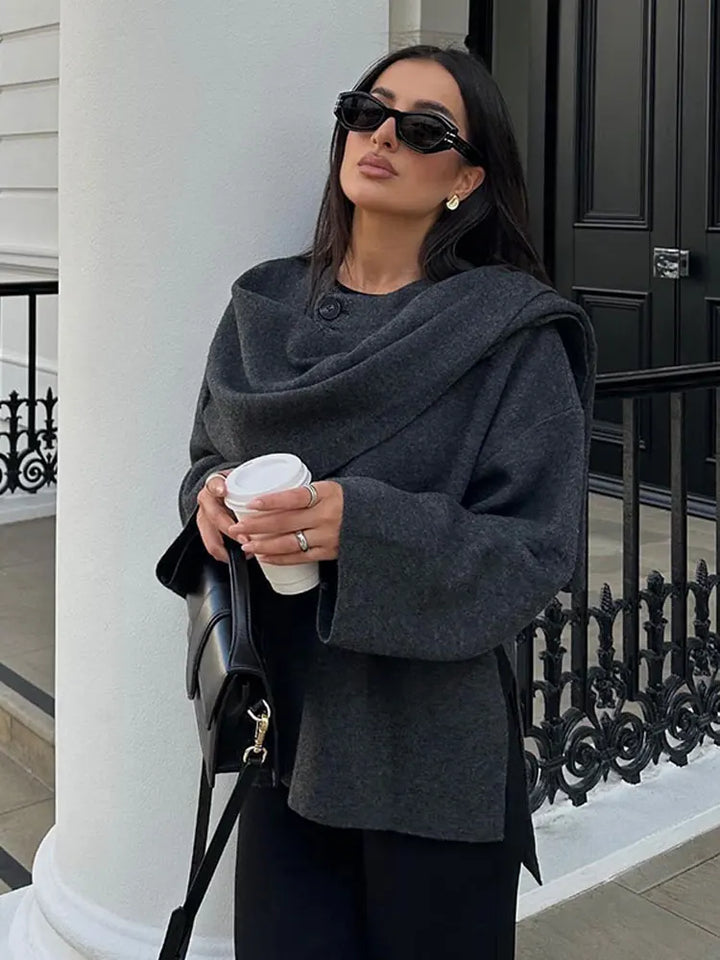 Macy - Classy Scarf Coat