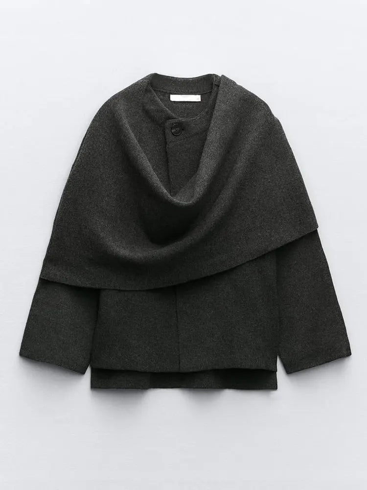 Macy - Classy Scarf Coat