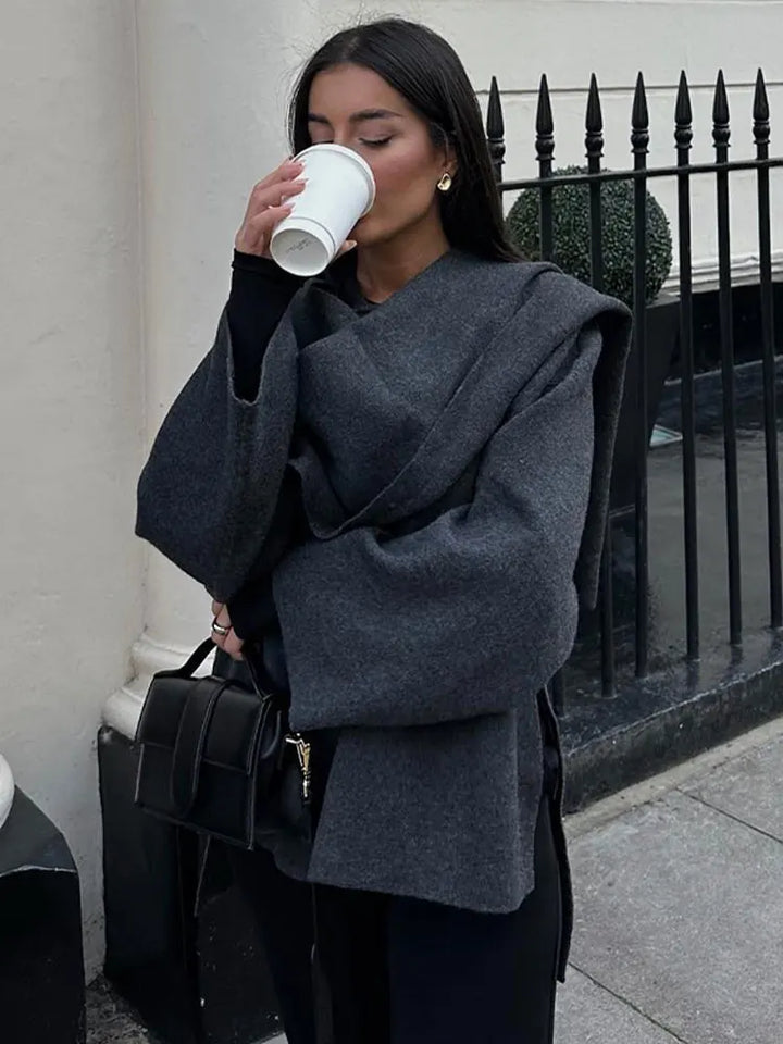 Macy - Classy Scarf Coat