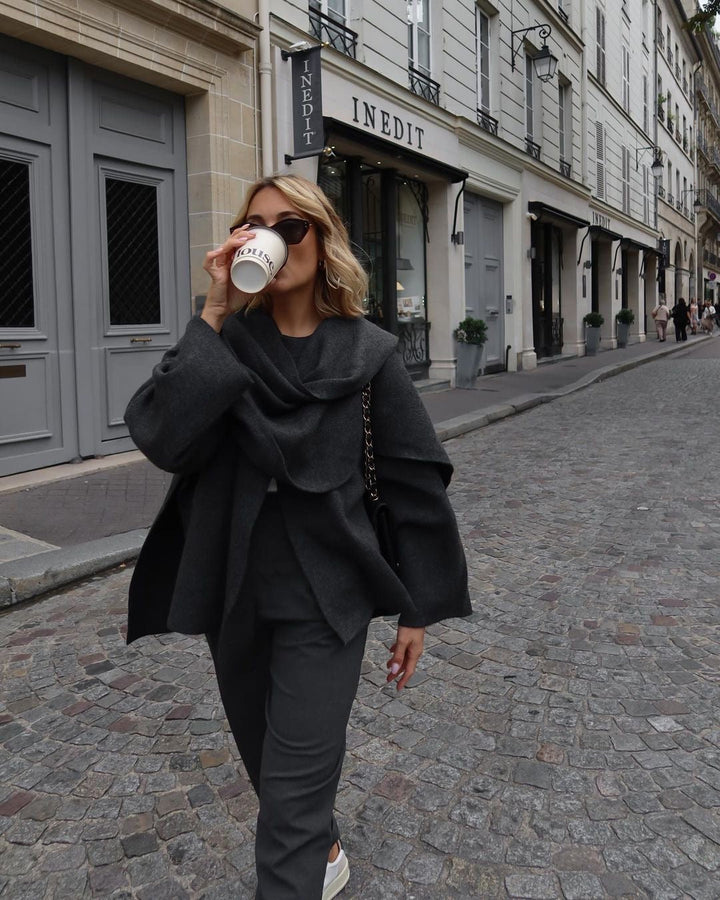 Macy - Classy Scarf Coat