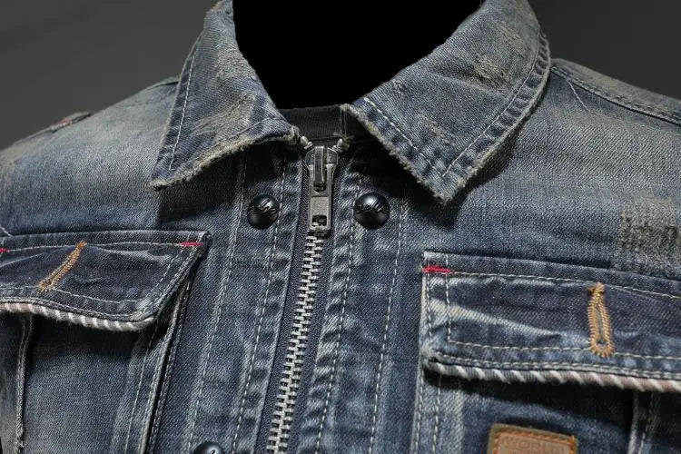 Wesley - Retro Denim Jacket