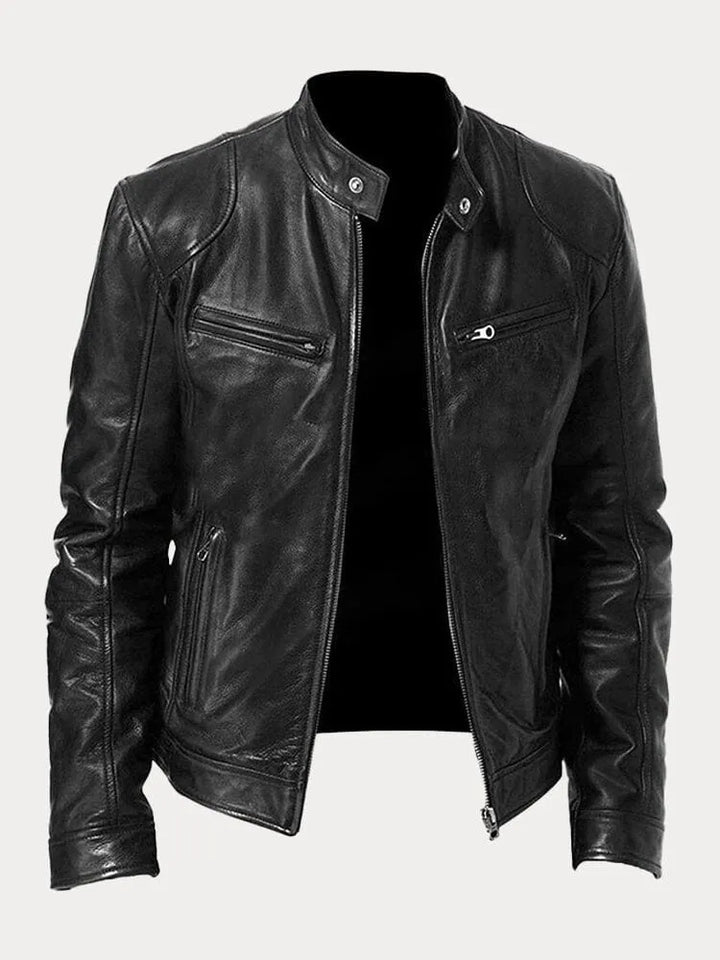 MARIOL - CASUAL LEATHER JACKET