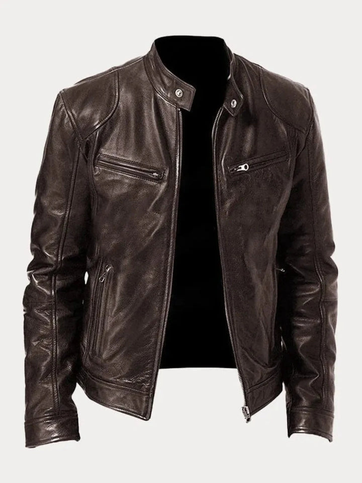 MARIOL - CASUAL LEATHER JACKET