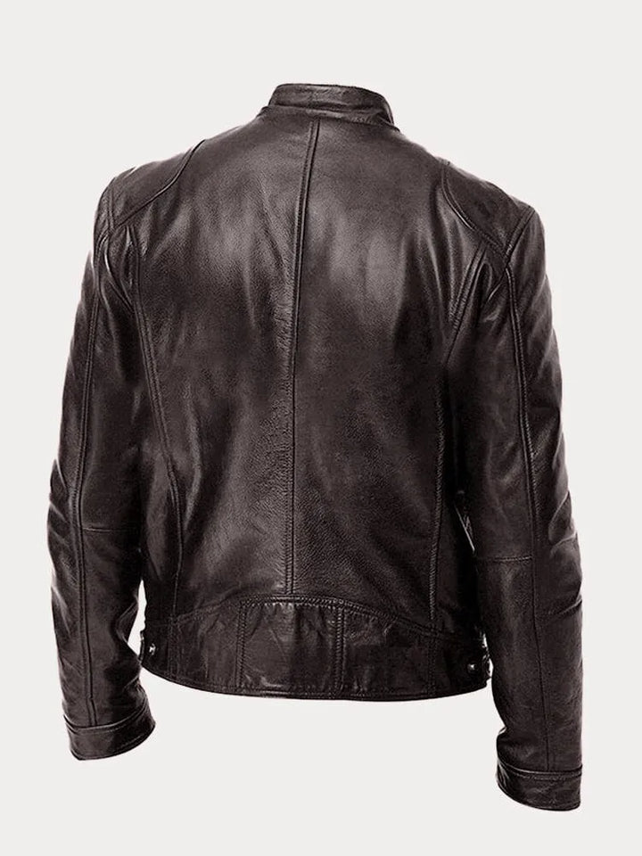 MARIOL - CASUAL LEATHER JACKET