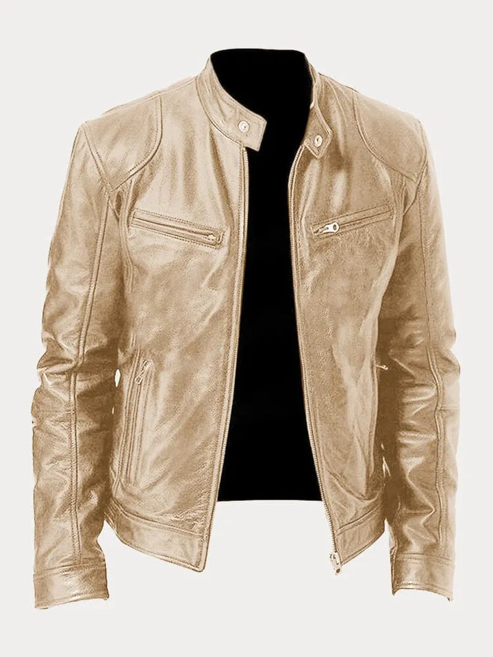 MARIOL - CASUAL LEATHER JACKET