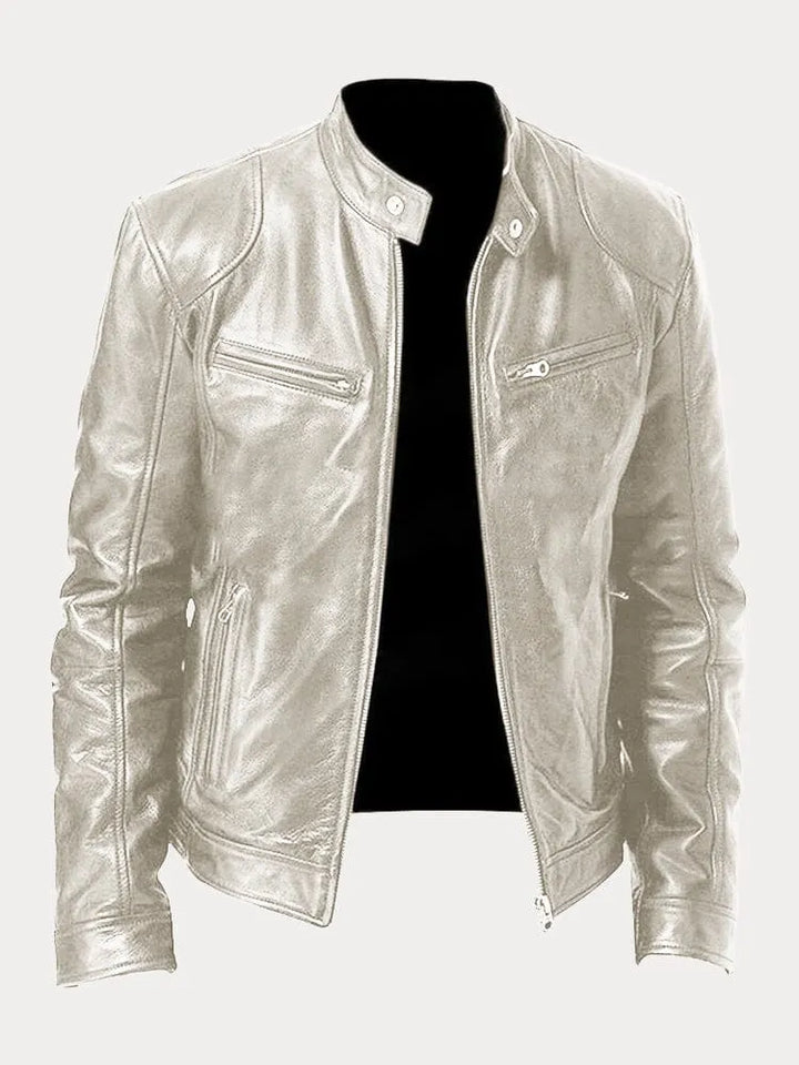 MARIOL - CASUAL LEATHER JACKET