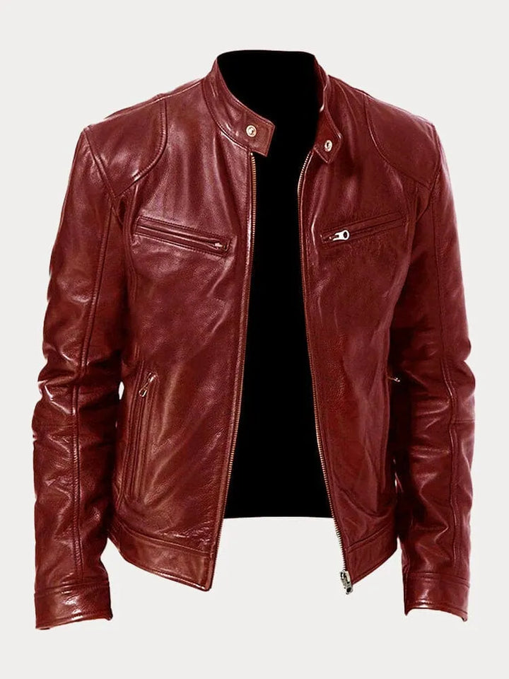 MARIOL - CASUAL LEATHER JACKET