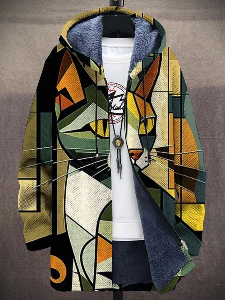 BEERS - JACKET WITH ARTISTIC PRINT