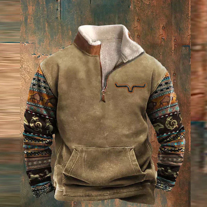 Daniel - Quarter zip-up pullover