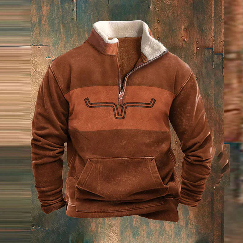 Daniel - Quarter zip-up pullover