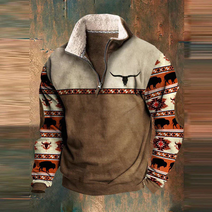 Daniel - Quarter zip-up pullover
