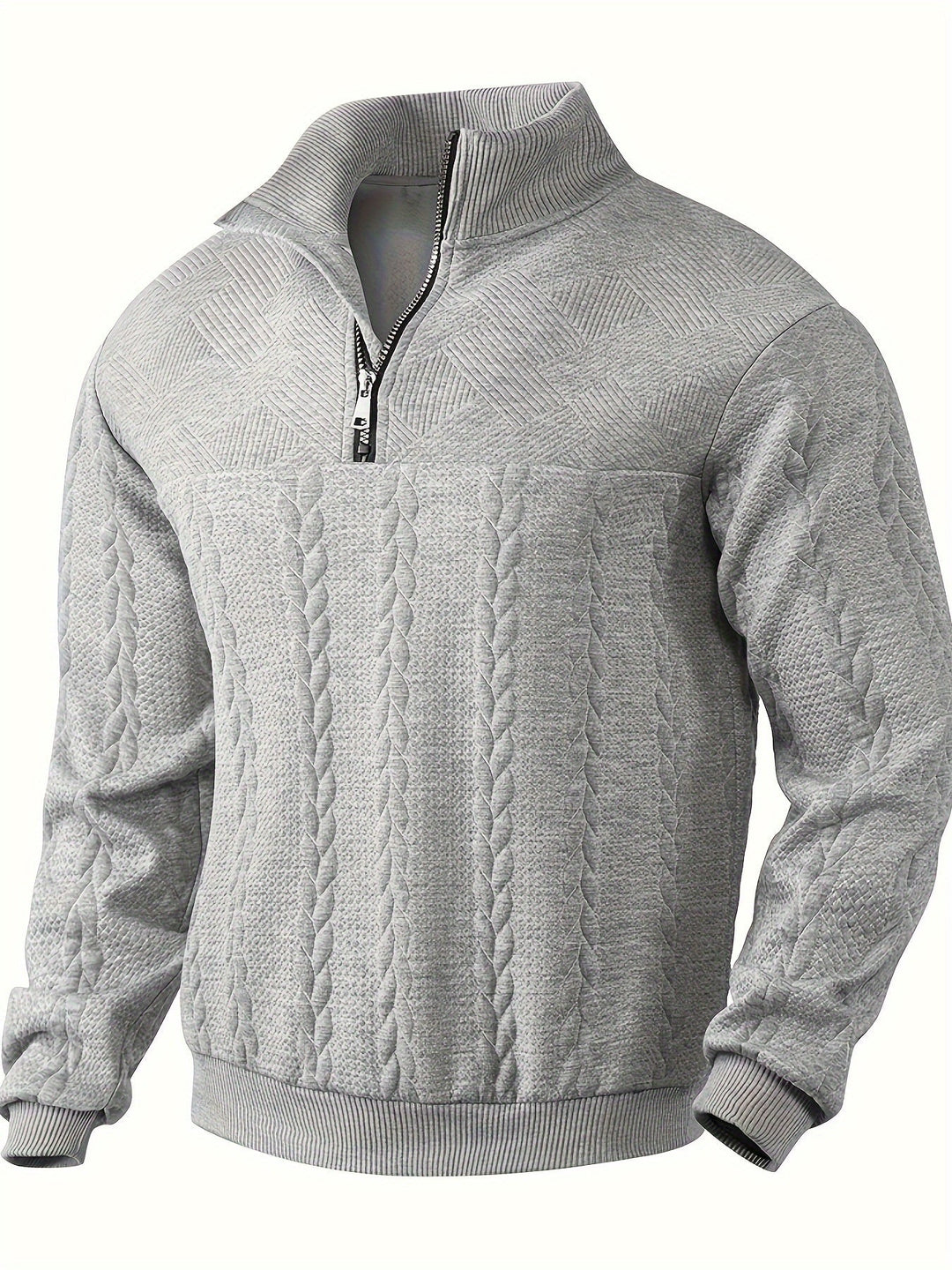 RAFA - MEN'S ZIPPED SWEATER