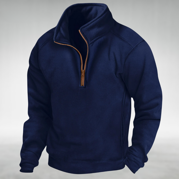 Hudon -  Men's Fleece Half-Zip Pullover