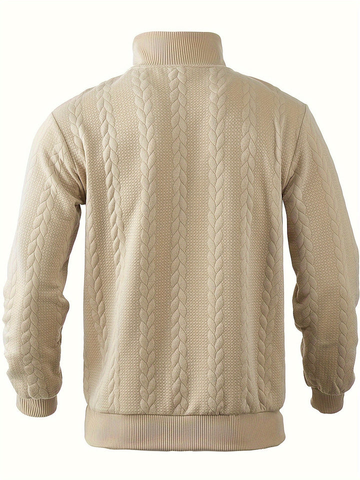 RAFA - MEN'S ZIPPED SWEATER