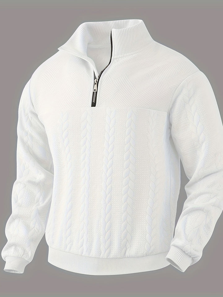 RAFA - MEN'S ZIPPED SWEATER