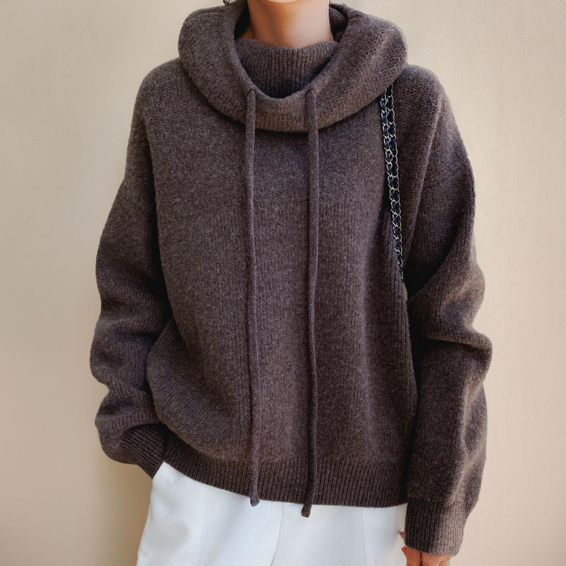 Hannaly - Knitted Hoodie