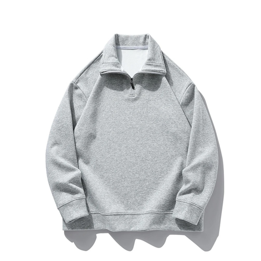 Hasmen - half zip-up hoodie