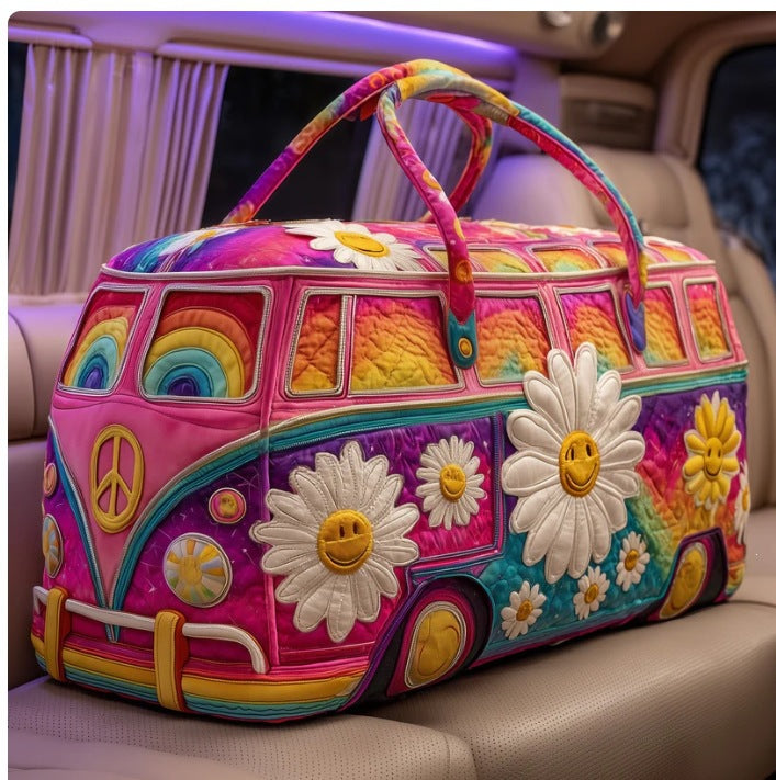 Jubilee Joy camper van quilted weekend bag