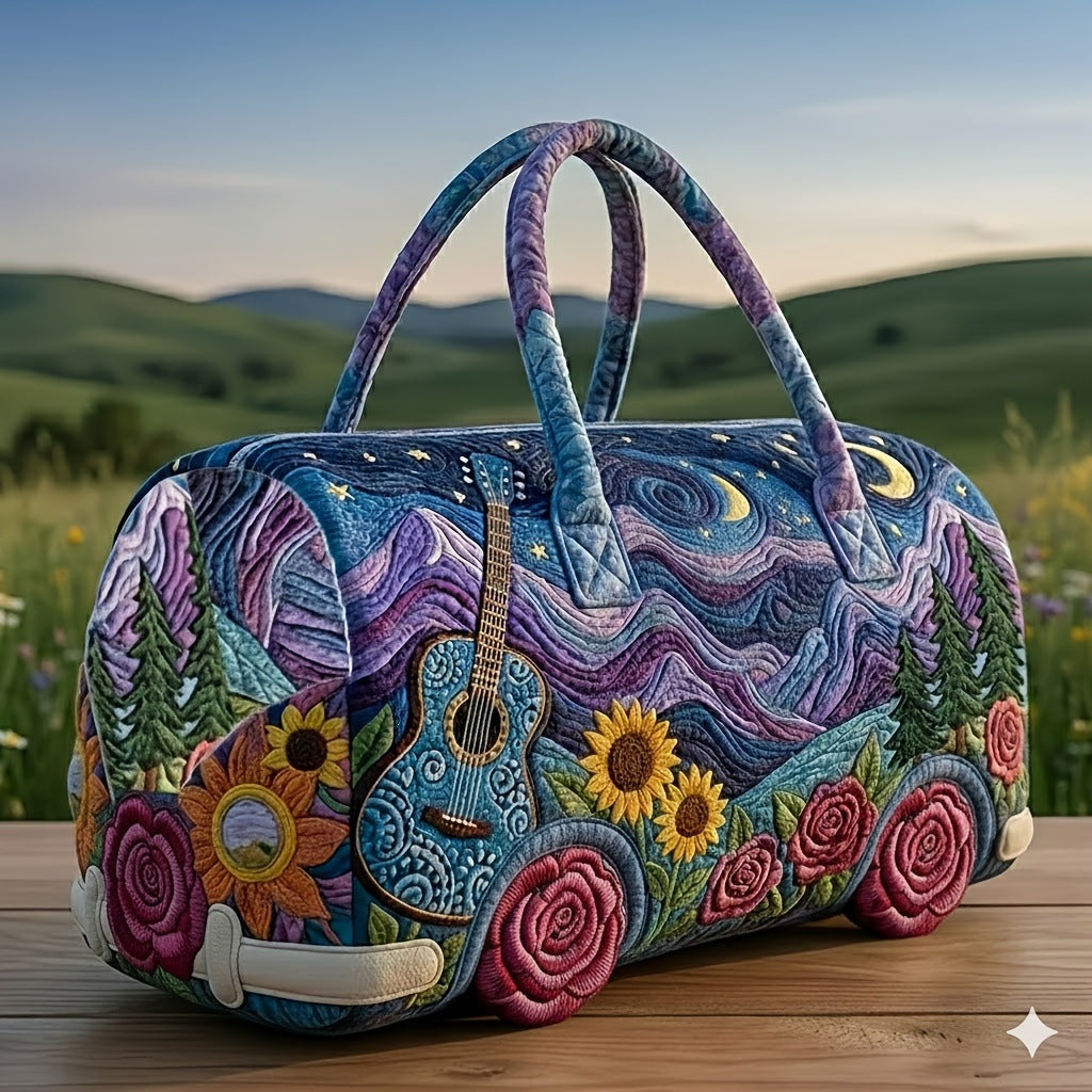Abbey Road Melody camper van quilted weekend bag