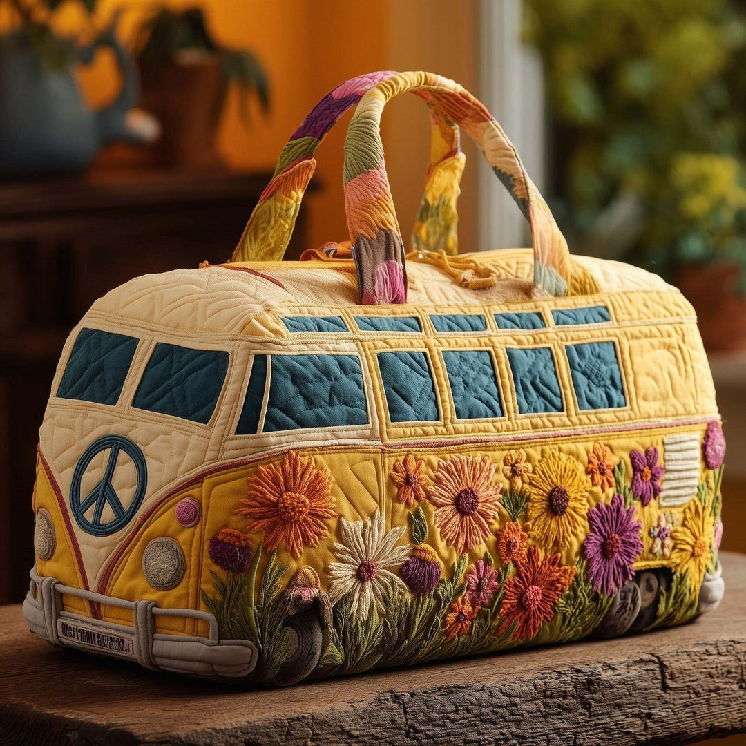 Chelsea Bloom camper van quilted weekend bag