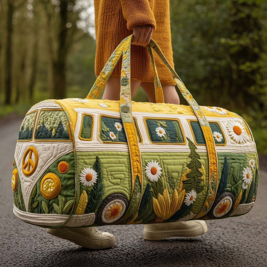 Wiltshire Meadow camper van quilted weekend bag