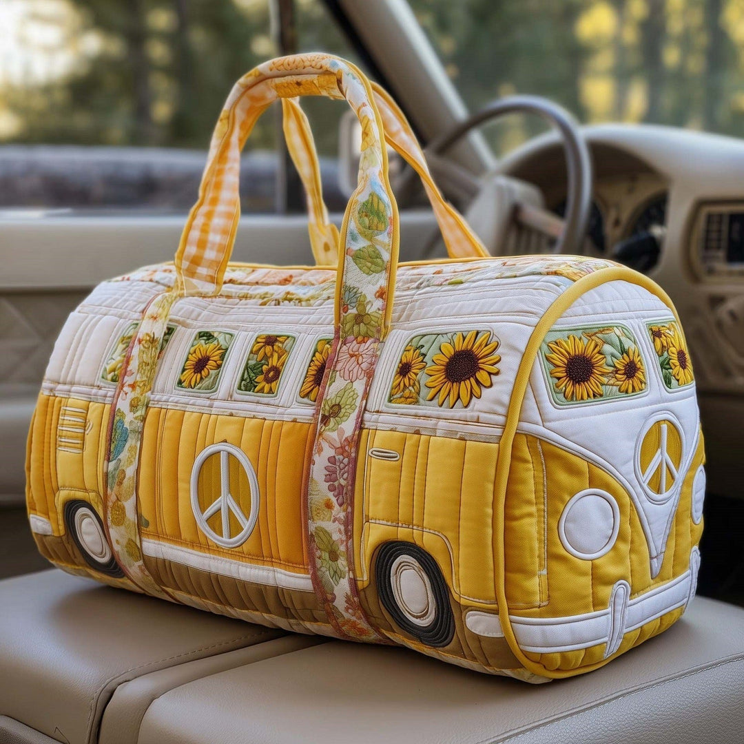 Cornish Sunshine camper van quilted weekend bag