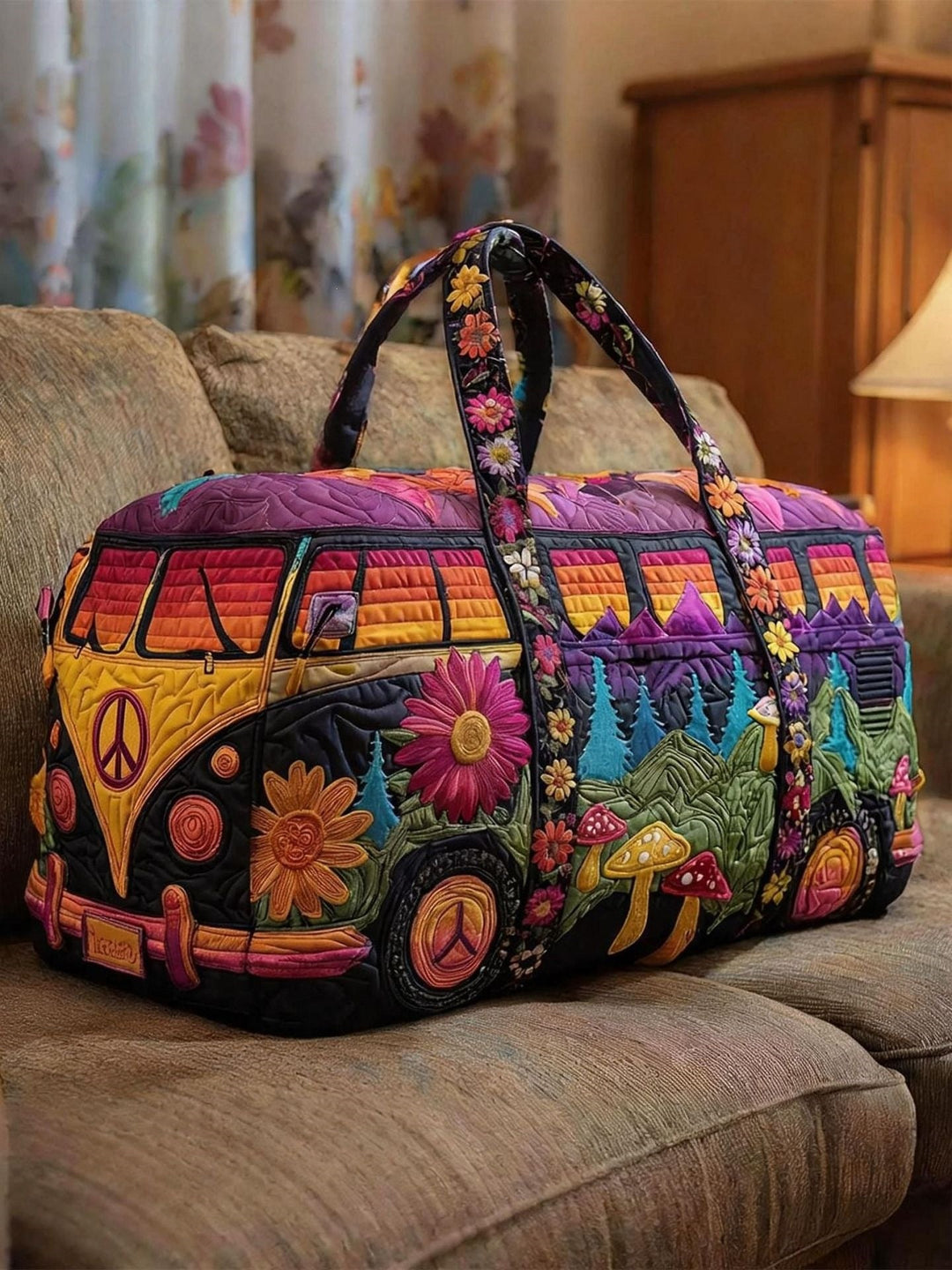 Exmoor Wild camper van quilted weekend bag