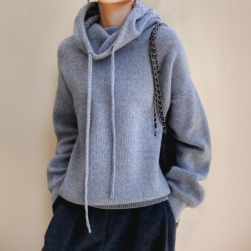 Hannaly - Knitted Hoodie