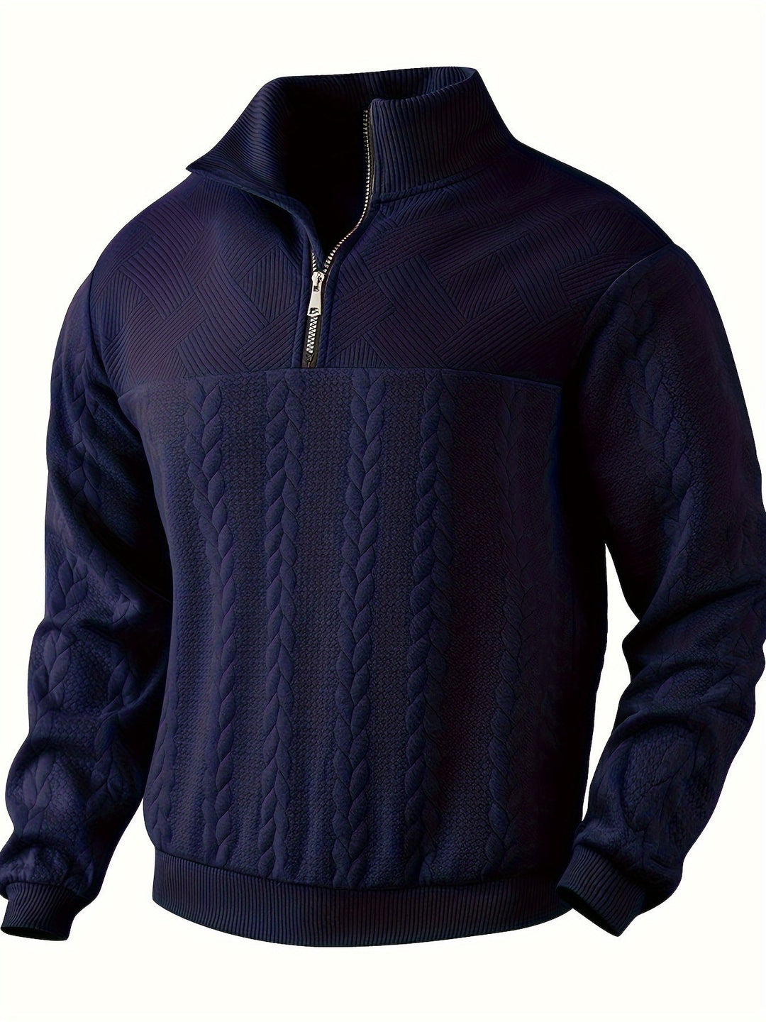 RAFA - MEN'S ZIPPED SWEATER