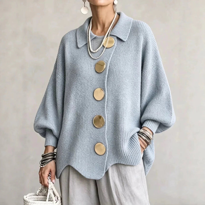 Maria chunky knit cardigan colour option