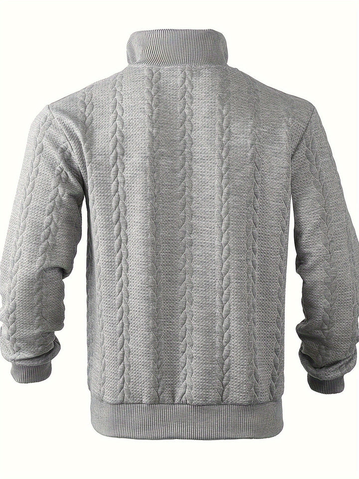 RAFA - MEN'S ZIPPED SWEATER