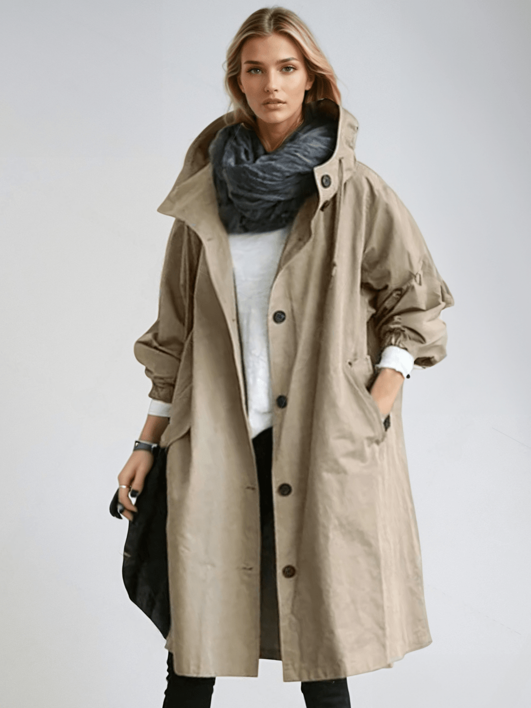 Elida - Water Repellent Trench Coat