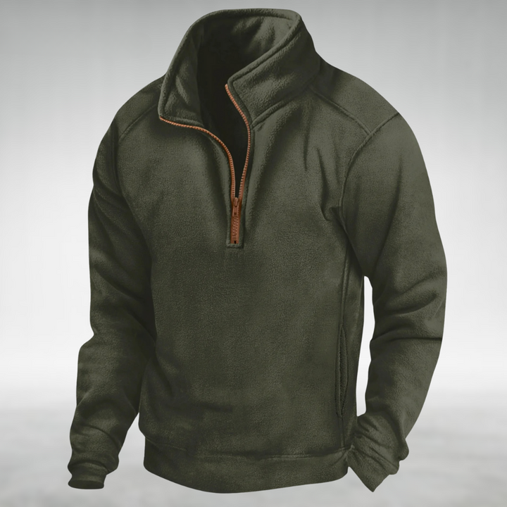 Hudon -  Men's Fleece Half-Zip Pullover