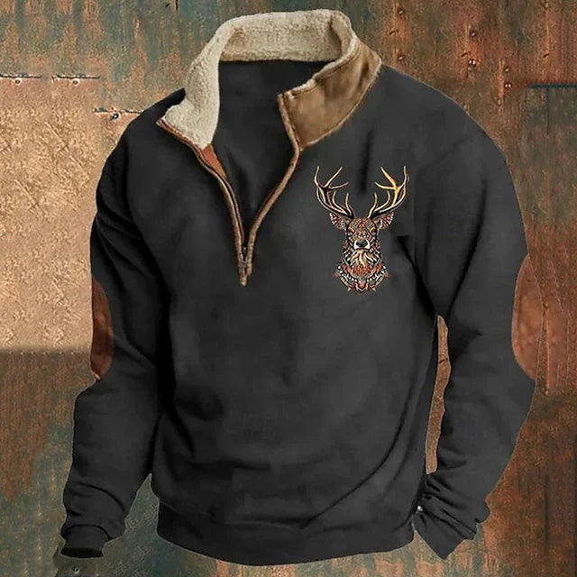 Lukos - Quarter Zip-Up Pullover