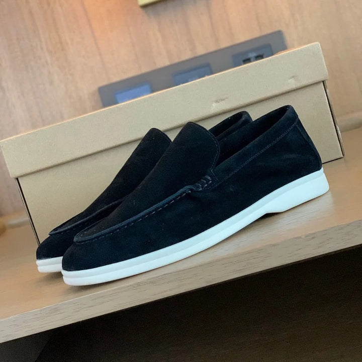 Maikel - Suede men's loafers
