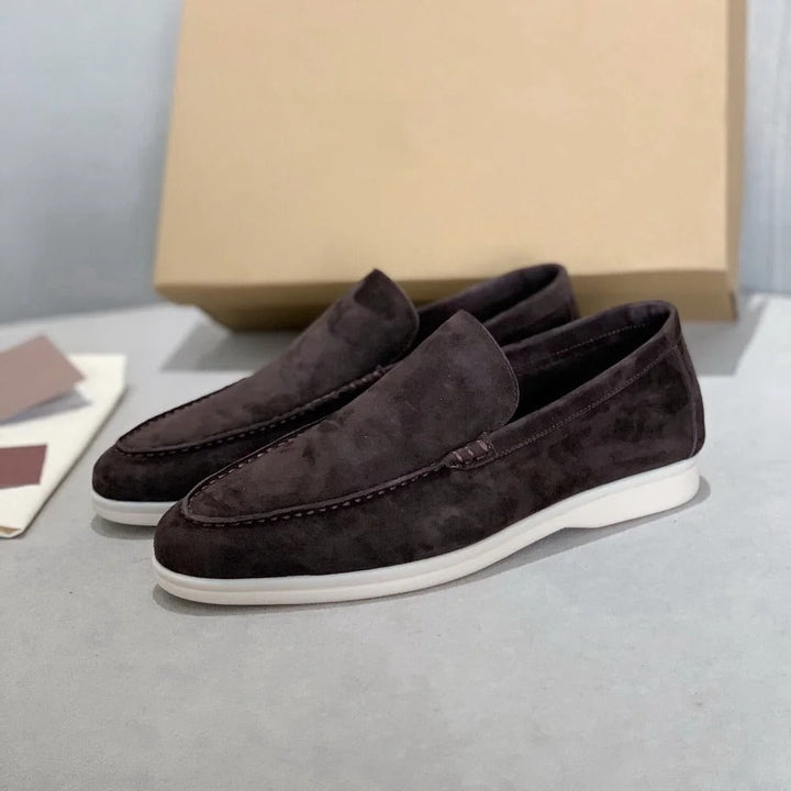 Maikel - Suede men's loafers