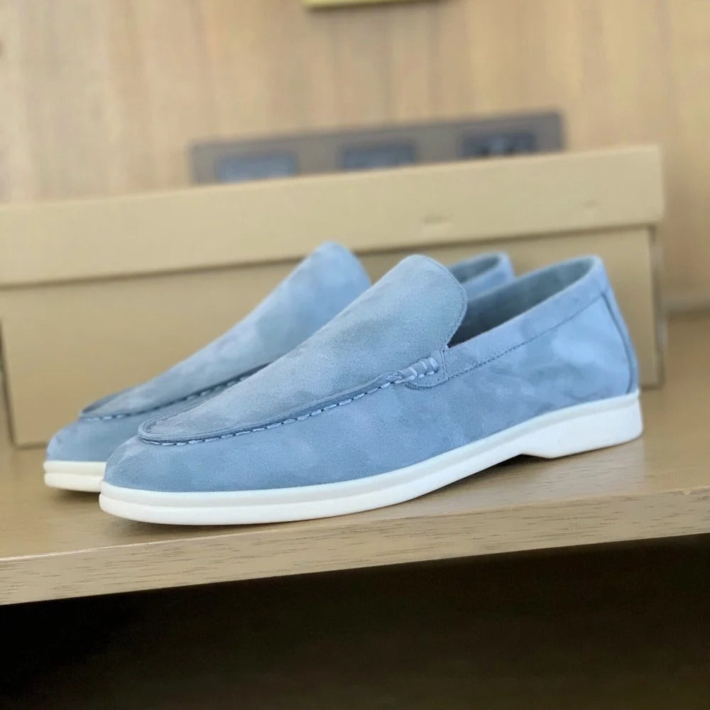 Maikel - Suede men's loafers